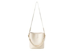 Vince Camuto Bolso Venice Beige Piel de Polivinilo Elegante y Sofisticado para Mujer Dimensiones 18x10x20 cm